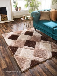 Geo Dimensions Beige Rug - Thumbnail - 2