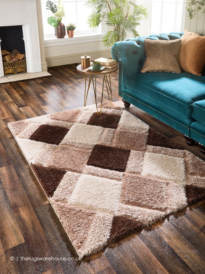 Geo Dimensions Beige Rug - 2