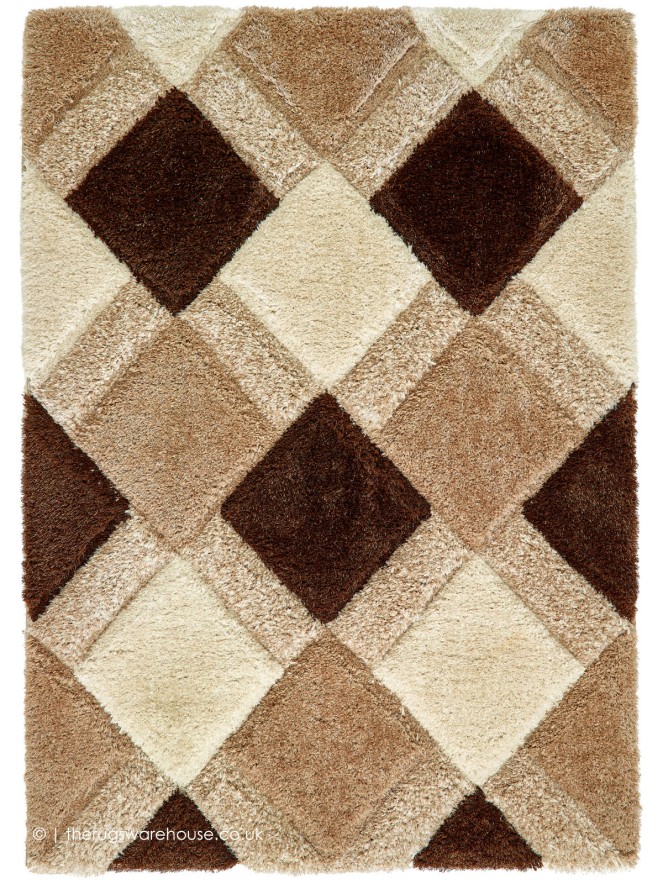 Geo Dimensions Beige Rug - 4