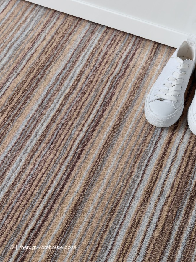 Fine Stripes Beige Rug - 3