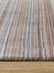 Fine Stripes Beige Rug - Thumbnail - 4