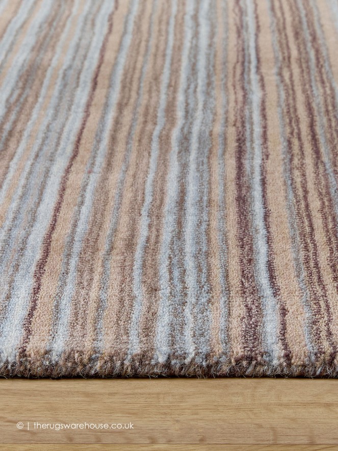 Fine Stripes Beige Rug - 4