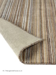 Fine Stripes Beige Rug - Thumbnail - 5