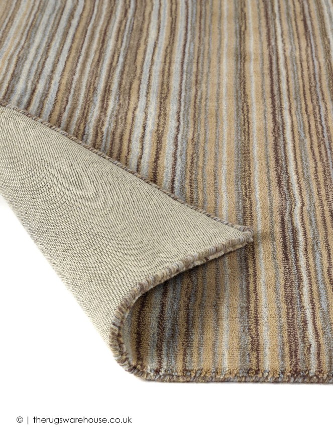 Fine Stripes Beige Rug - 5