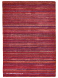 Fine Stripes Purple Rug - Thumbnail - 5