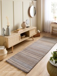 Fine Stripes Beige Runner - Thumbnail - 2