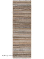 Fine Stripes Beige Runner - Thumbnail - 4