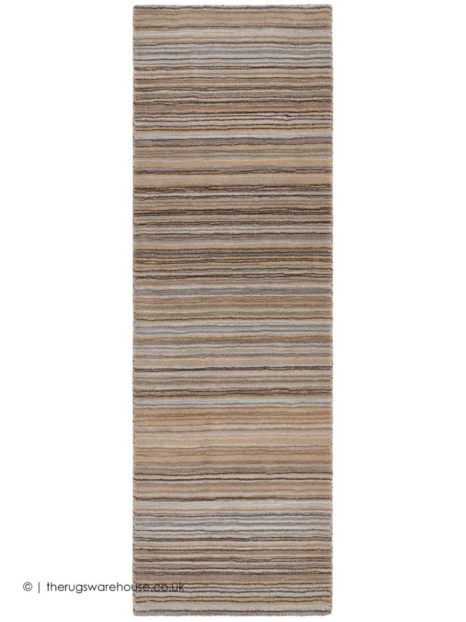 Fine Stripes Beige Runner - 4