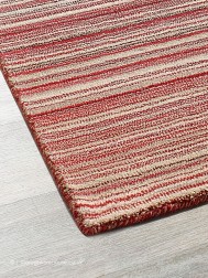 Fine Stripes Red Rug - Thumbnail - 6
