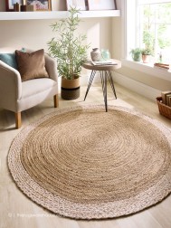 Jubo Natural Circle Rug - Thumbnail - 2