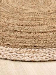 Jubo Natural Circle Rug - Thumbnail - 4