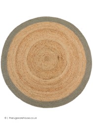 Jubo Sage Circle Rug - Thumbnail - 5