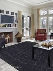 Harmony Black Rug - Thumbnail - 2