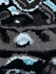 Ashwaria Black Circle Rug - Thumbnail - 6