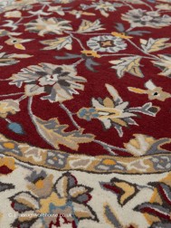 Herat Red Circle Rug - Thumbnail - 5