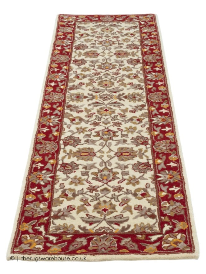 Herat Cream Red Runner - 3