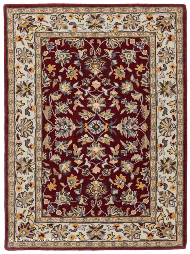 Herat Red Rug - 7