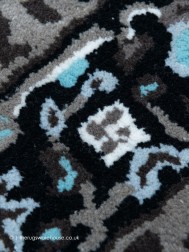 Ashwaria Black Rug - Thumbnail - 6