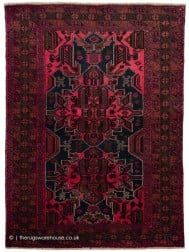 Baloch 12726 Red Rug - Thumbnail - 8