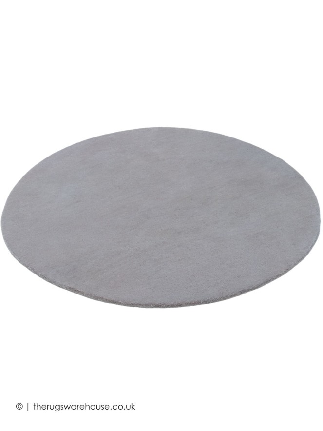 Comfort Light Taupe Circle Rug - 2