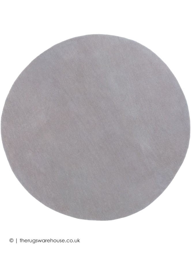 Comfort Light Taupe Circle Rug - 6