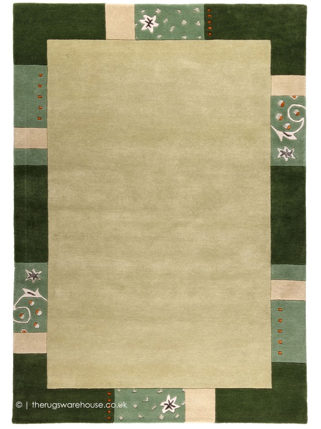 Royal Ganges Green Rug - 2