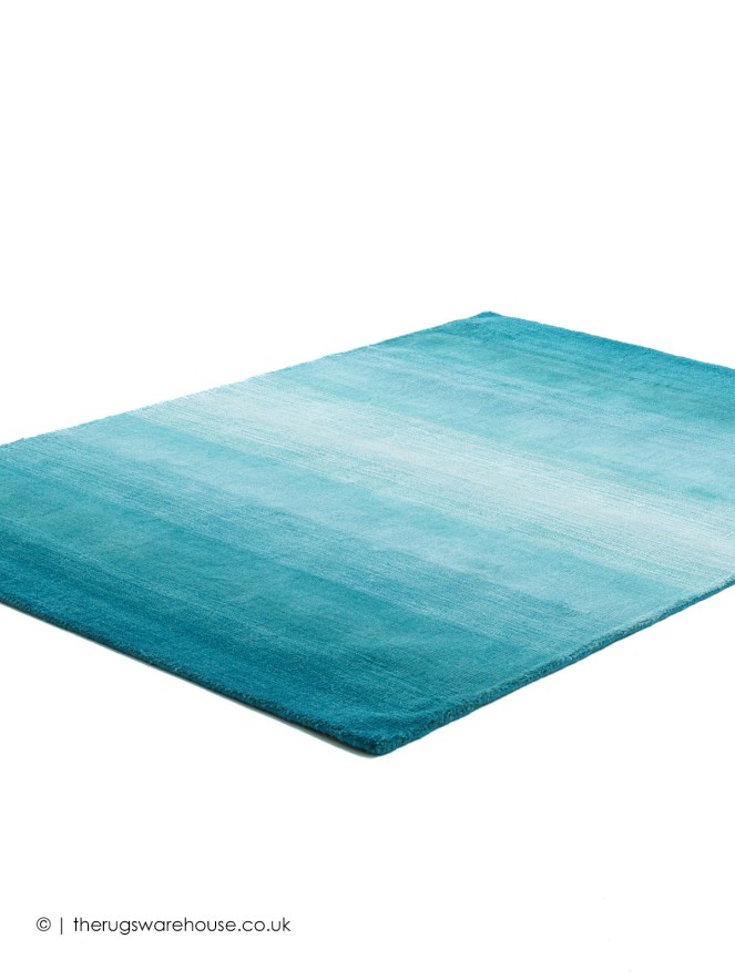 Ombre Comfort Turquoise Rug - 8