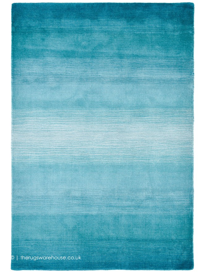 Ombre Comfort Turquoise Rug - 9