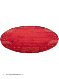 Nakarta Denver Red Circle Rug - Thumbnail - 2