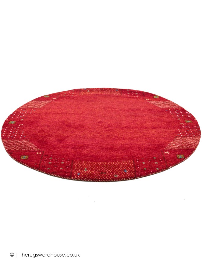 Nakarta Denver Red Circle Rug - 2