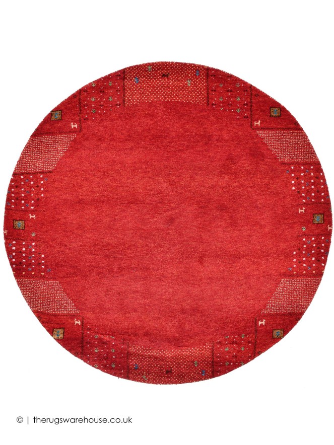 Nakarta Denver Red Circle Rug - 7