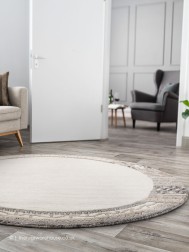 Gobi Natural Beige Circle Rug - Thumbnail - 2