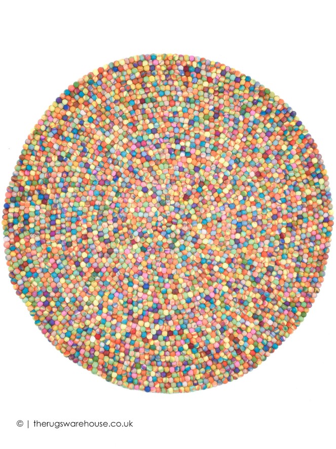 Felty Multi Circle Rug - 8