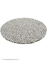 Felty Natural Multi Circle Rug - Thumbnail - 8