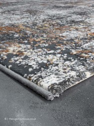 Destan Grey Rust Rug - Thumbnail - 4