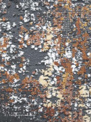 Destan Grey Rust Rug - Thumbnail - 6