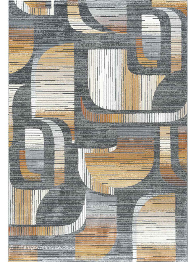 Jobina Grey Gold Rug - 2