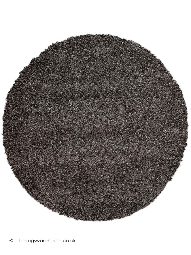 Twilight Charcoal Circle Rug - 2