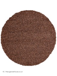 Twilight Rusty Brown Circle Rug - Thumbnail - 2