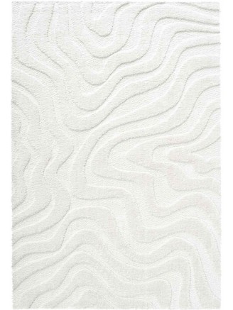 Cleo Squiggle White