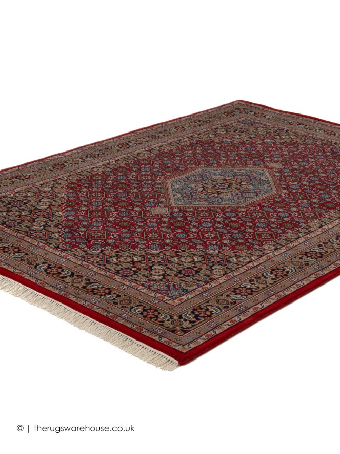 Benares Red Rug - 10