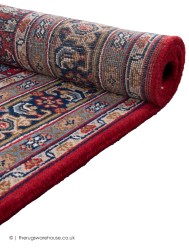 Herati Red Rug - Thumbnail - 4