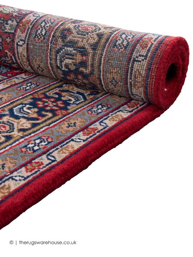 Herati Red Rug - 4