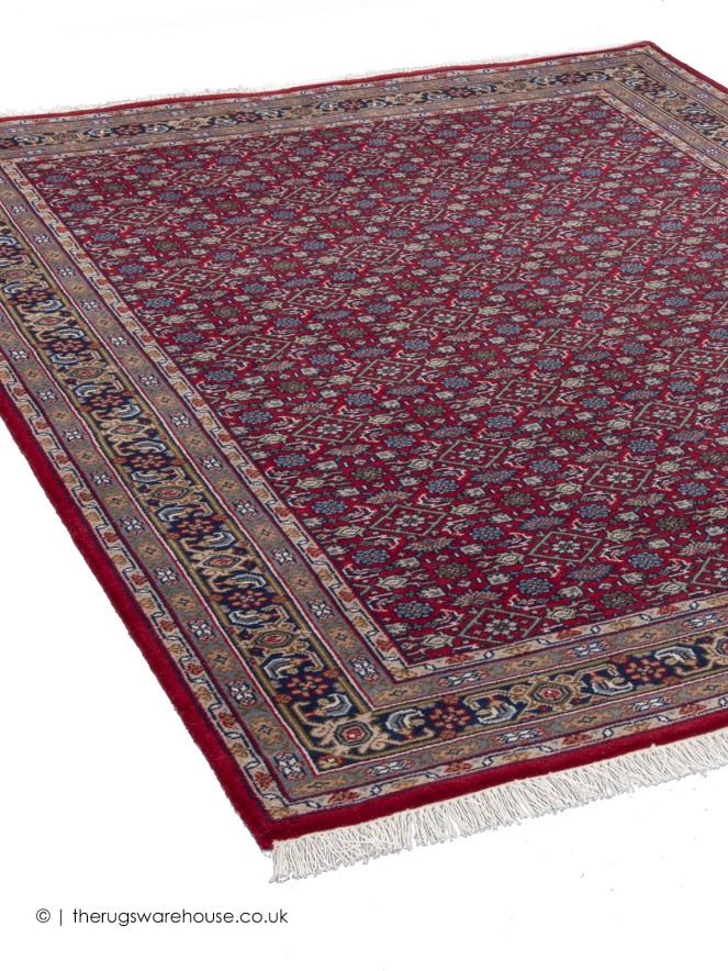 Herati Red Rug - 6