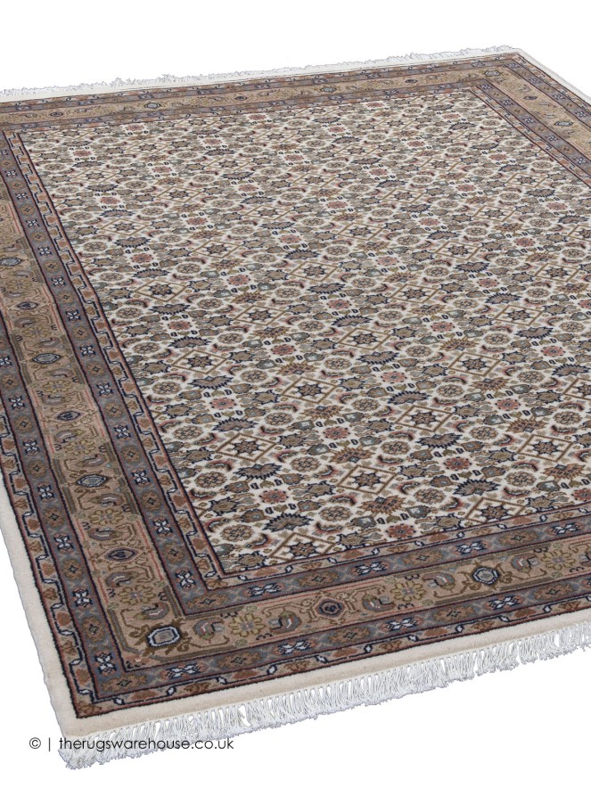 Herati Cream Rug - 5