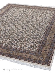 Herati Cream Rug - Thumbnail - 6