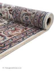 Isfahan Cream Rug - Thumbnail - 4