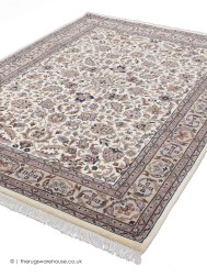 Isfahan Cream Rug - Thumbnail - 9