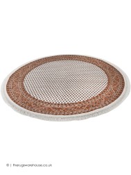 Chandi Cream Circle Rug - Thumbnail - 3