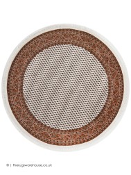 Chandi Cream Circle Rug - Thumbnail - 4